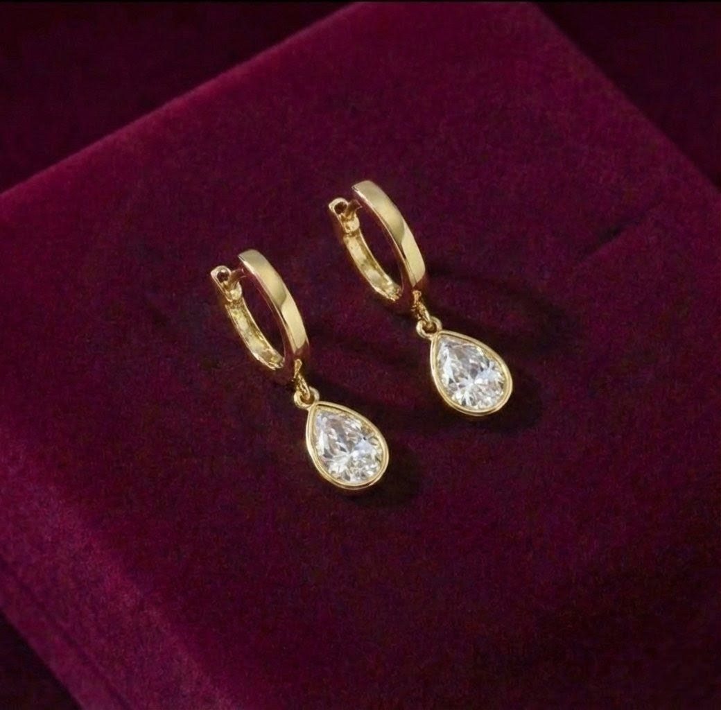 Pear Cut Earrings