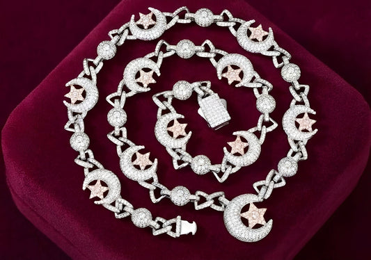 Star & Moon Chain