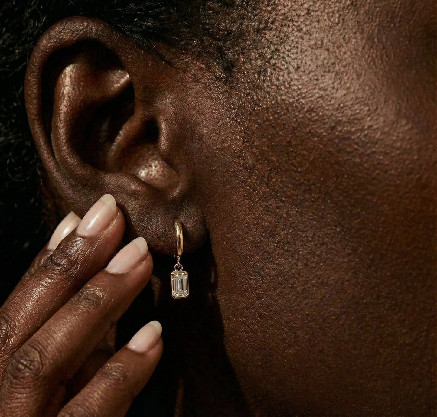 Emerald Cut Earrings