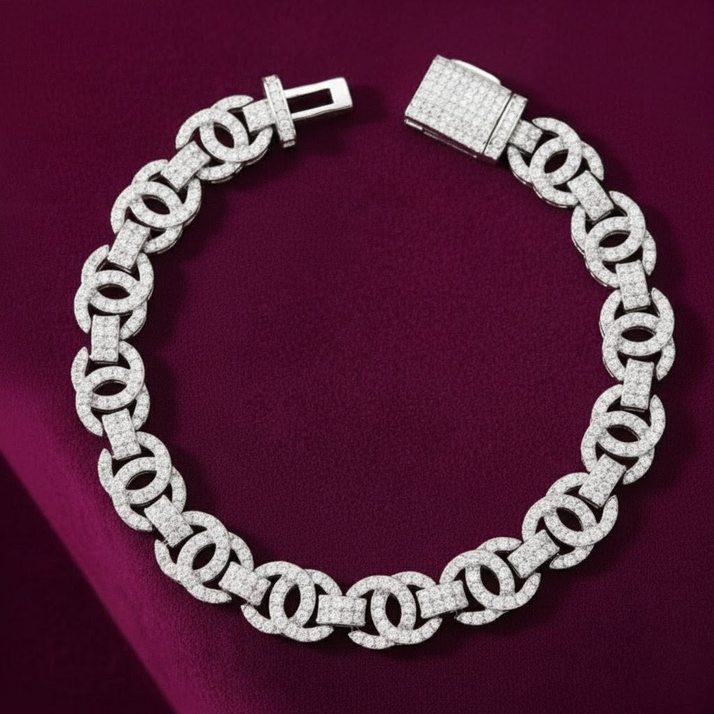 C Shaped Link Bracelet