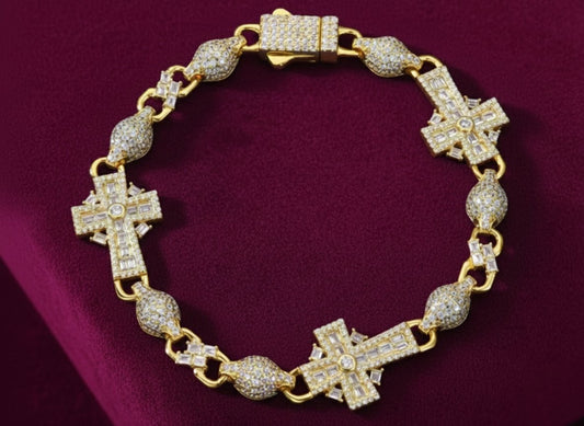 Infinity Cross Bracelet